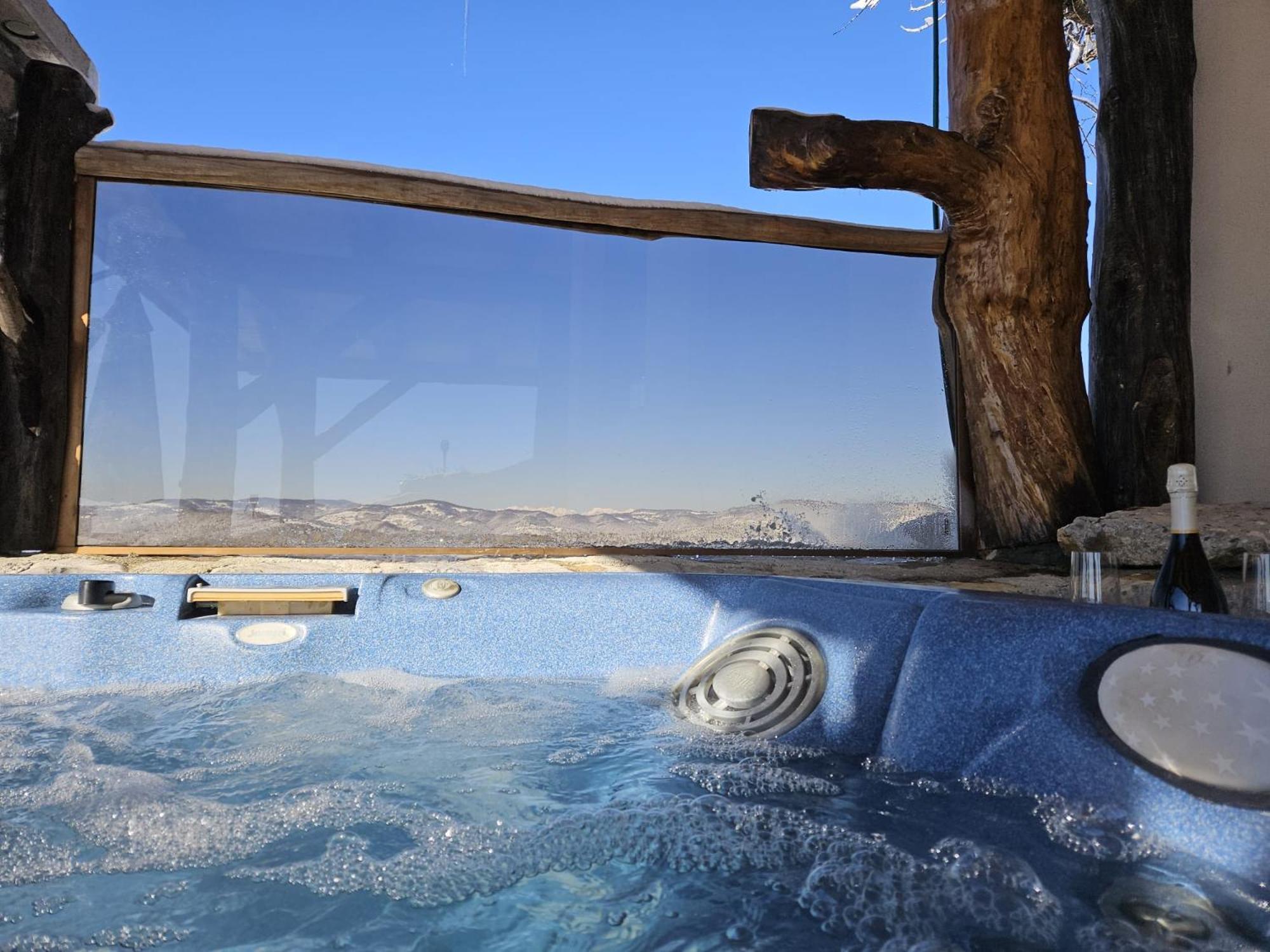 Zerko Holiday Home - Vineyard Chalet With Sauna And Jacuzzi Free Mirna Екстер'єр фото