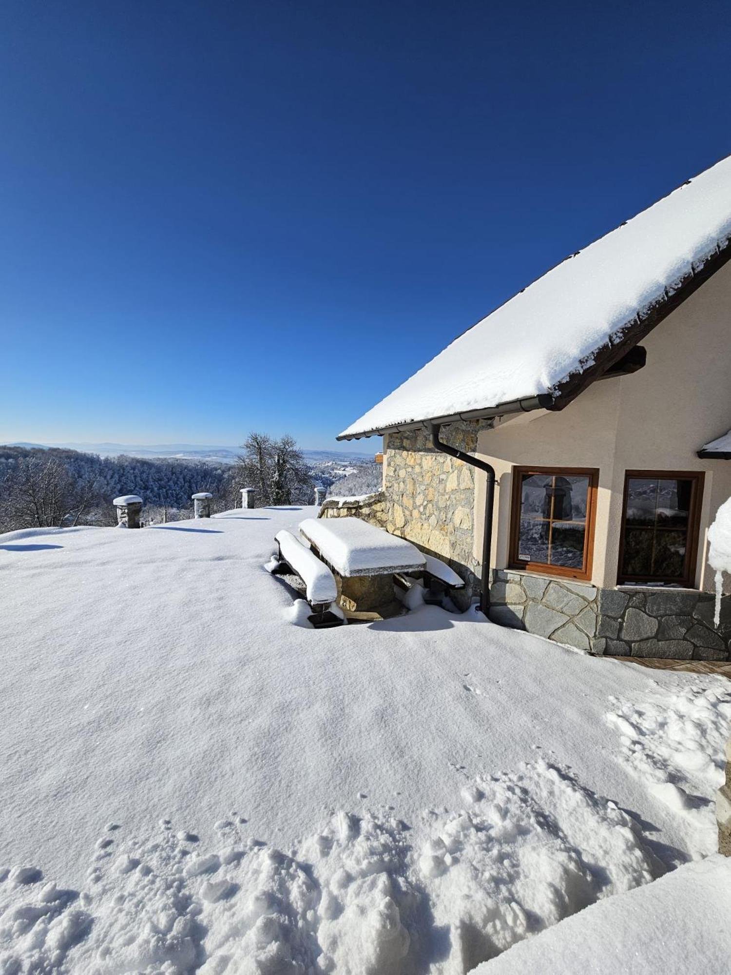 Zerko Holiday Home - Vineyard Chalet With Sauna And Jacuzzi Free Mirna Екстер'єр фото