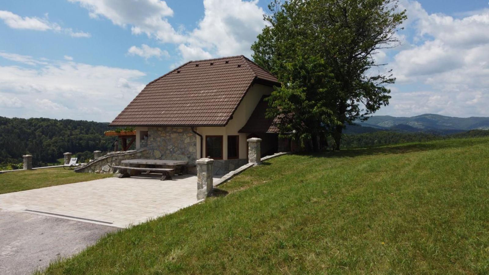 Zerko Holiday Home - Vineyard Chalet With Sauna And Jacuzzi Free Mirna Екстер'єр фото