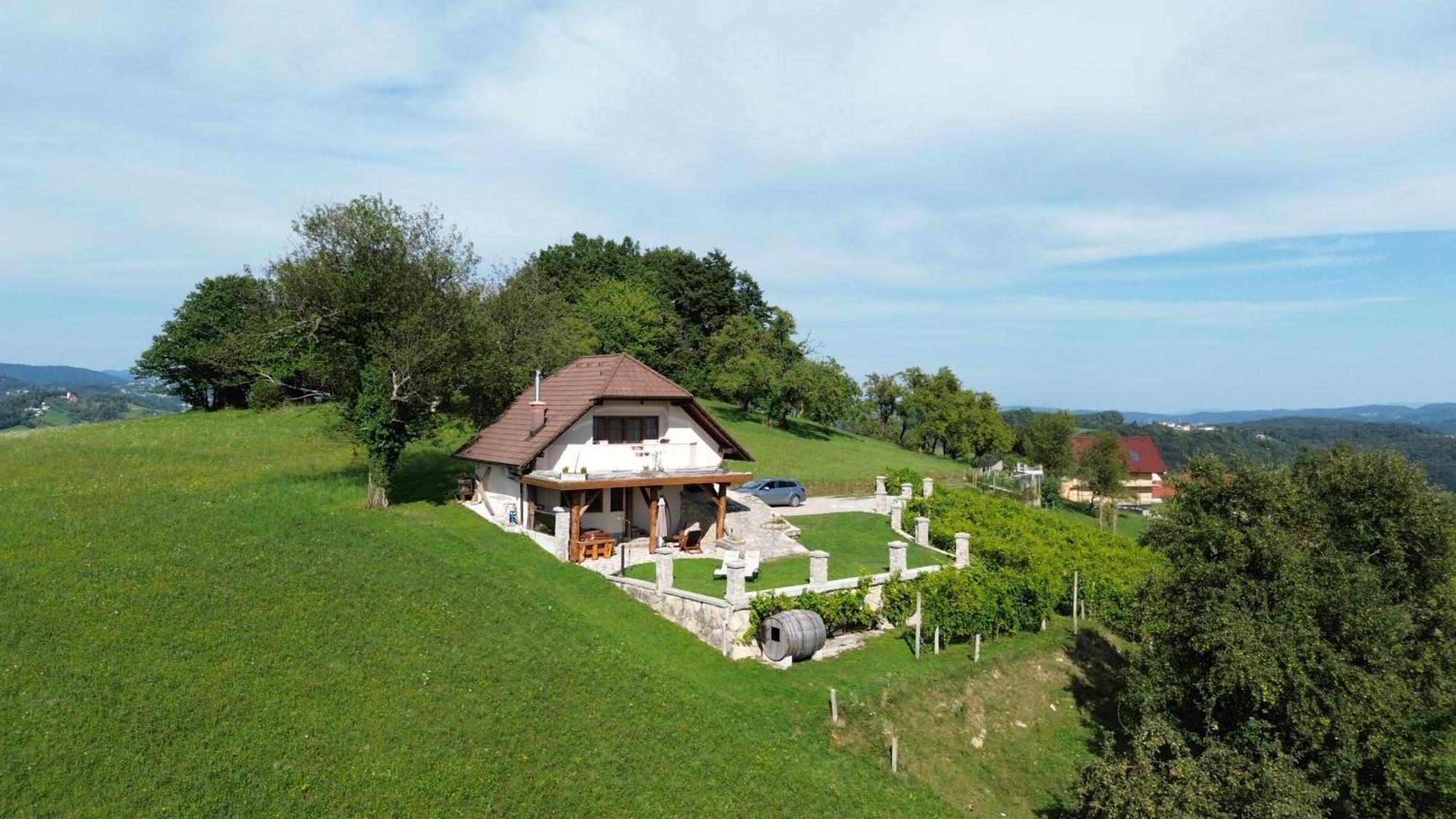 Zerko Holiday Home - Vineyard Chalet With Sauna And Jacuzzi Free Mirna Екстер'єр фото
